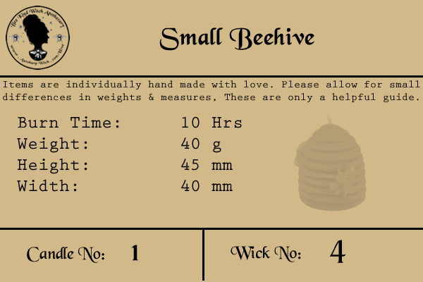 100% Pure Beeswax Candle